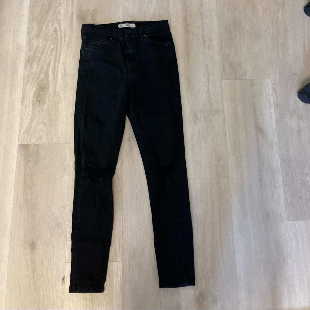 High waisted top shop black jeans!